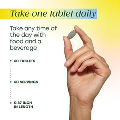 Front label features Vitamin D3, C, zinc and selenium for immune support.