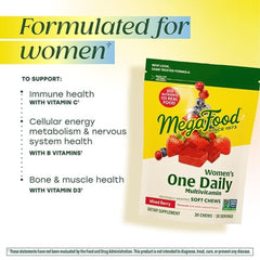 MegaFood mixed berry flavor soft chews appealing daily vitamin option