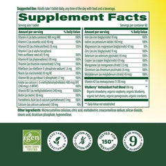 Close-up of MegaFood Women’s Multivitamin tablets ready to take for everyday wellness.