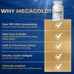 IFOS 5-star certified MegaGold packaging for trusted quality.