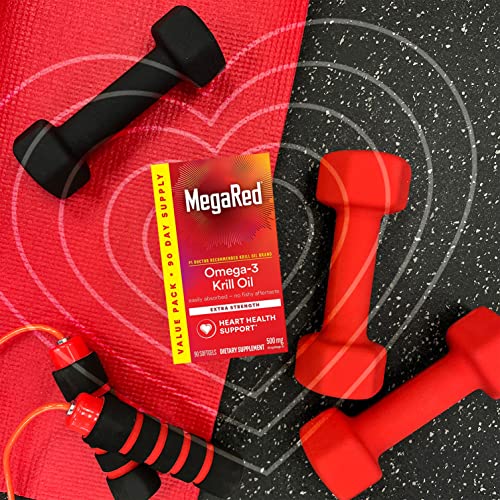 Omega-3 index concept with MegaRed 30-day comparison.