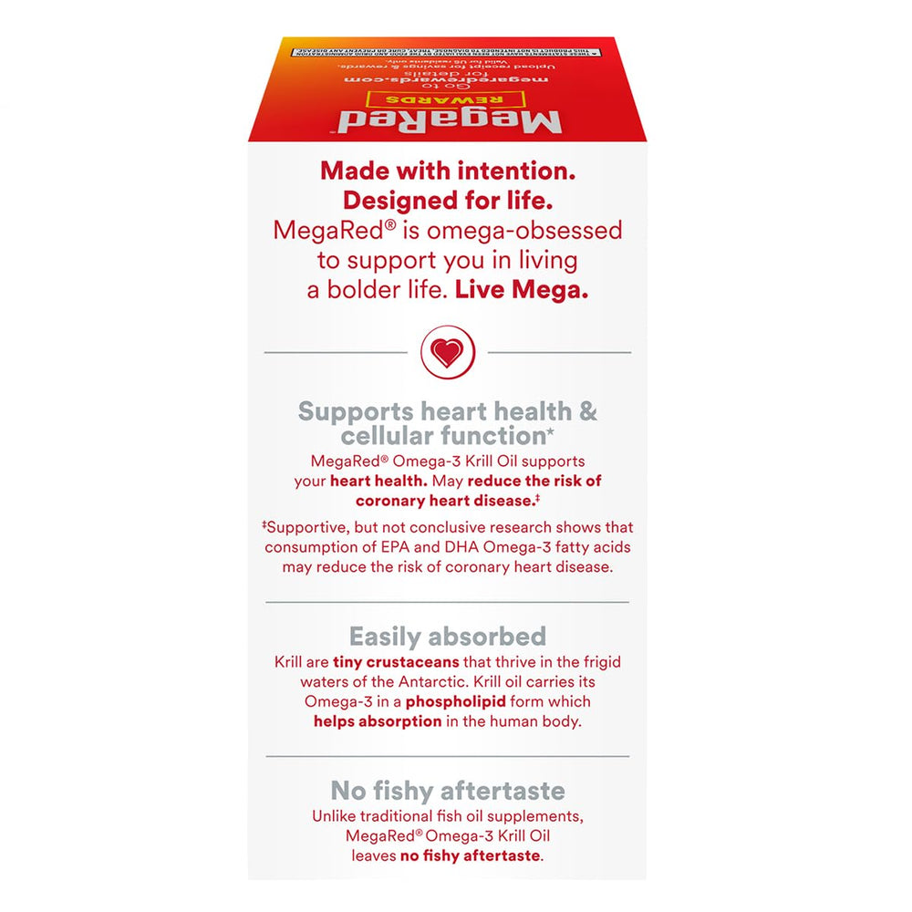 MegaRed krill oil with phospholipid delivery for easier absorption