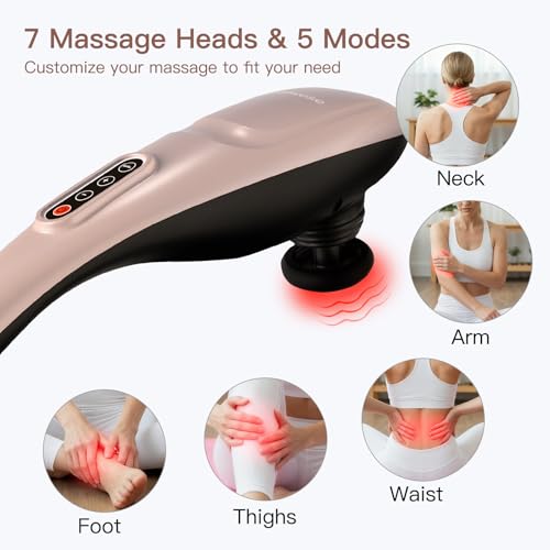 MEGAWISE massager with 5 modes and 5 speeds for customization