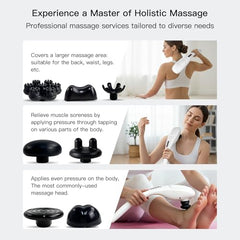 MEGAWISE heat function activated to enhance relaxation during a session.