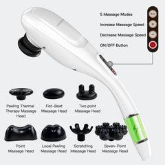 MEGAWISE interchangeable 5 hard and 2 silicone heads deliver varied sensations.
