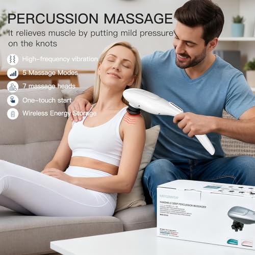 MEGAWISE compact, lightweight design is ideal for shoulders, waist, and legs at home or work.
