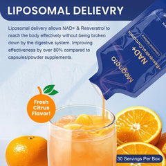MEGNETA NAD liposomal liquid empty-stomach usage for a simple routine