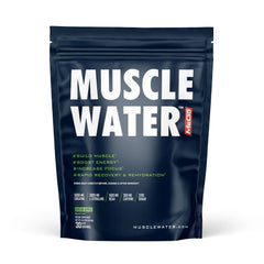 MEGO Muscle Water front bottle ready-to-use pre-workout for sustained energy