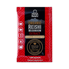 Mehdi Reishi fruiting-body powder sifted to reveal pure, high-quality material