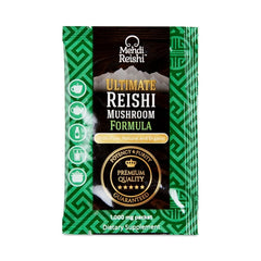 Mehdi Reishi organic label signals clean, certified ingredients.