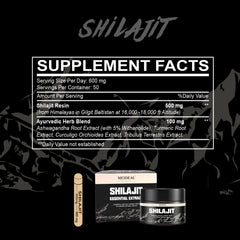 Meideal Shilajit resin taste-test suggests convenience in a warm beverage.