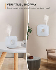 Meidi waterless diffuser coverage shows 3000sqft reach for spacious rooms and shared spaces.