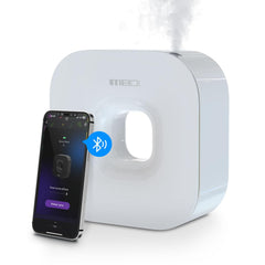 Meidi waterless diffuser front view showing sleek design for easy placement and even scent distribution.