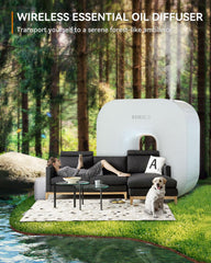 Meidi waterless diffuser whisper-quiet operation supports restful spaces.