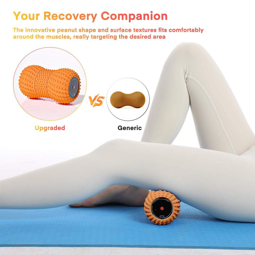 Meifuly peanut massage ball on shoulder for mobility and comfort