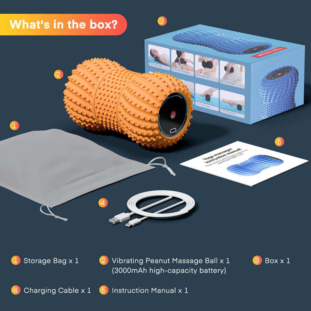 Meifuly 2in1 peanut massage ball packaging ready to use