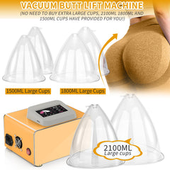 Meifuly 1800 ml cup covering broader areas during spa sessions.
