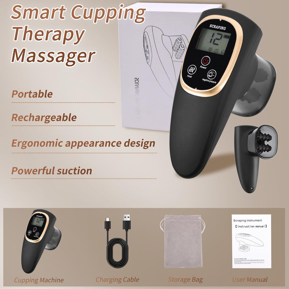 Full-body cupping device enabling targeted relief after workouts