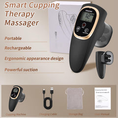 Full-body cupping device enabling targeted relief after workouts
