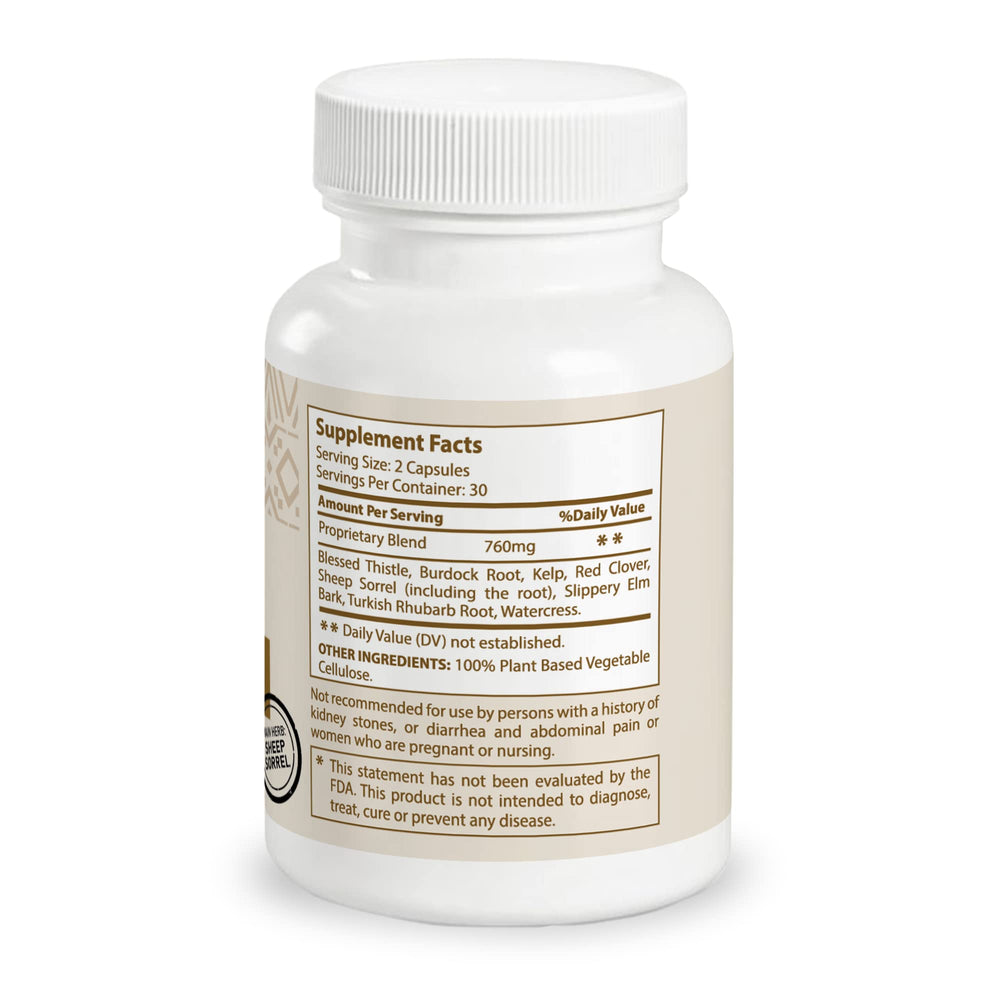 Meintu Essiac capsules pills displayed for daily supplementation