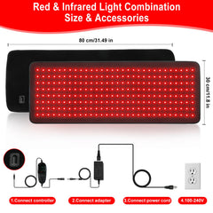 Meiye therapy pad control panel with brightness adjustment