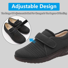 MEJORMEN wide-width slip-ons in breathable mesh for year-round comfort