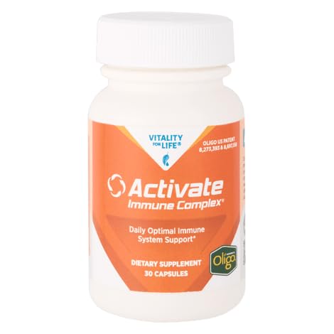 Melaleuca Activate Immune Complex bottle pour supports daily immune function