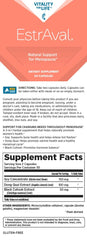 Melaleuca EstrAval capsules close-up emphasizing natural ingredients for cycle balance