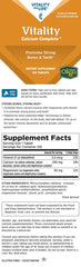 Close-up of Melaleuca Vitality Calcium Complete tablets for easy daily use.