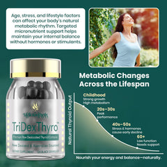 TriDexThyro 3mm granules for easy swallowing and steady daily intake.