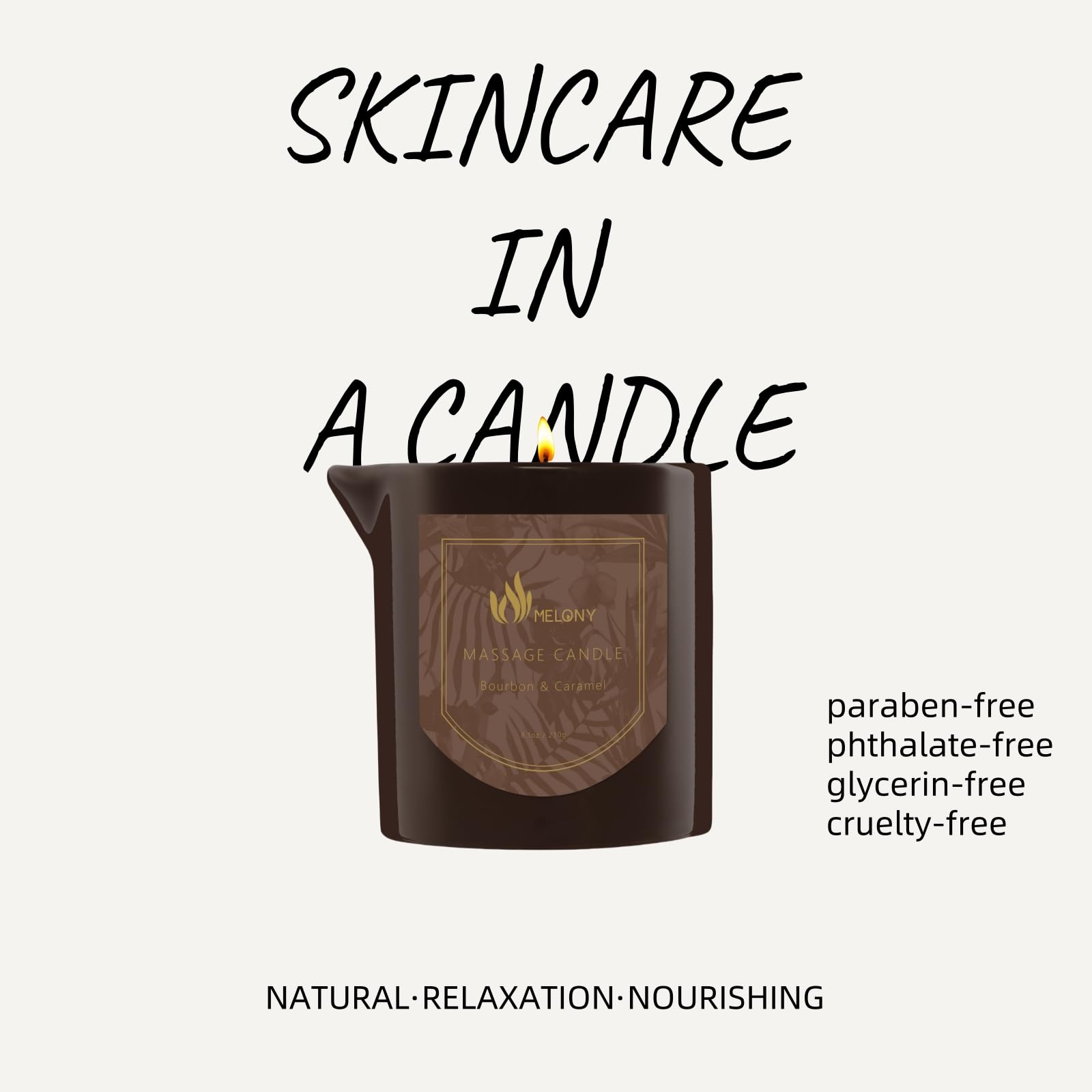 MELONY natural ingredients support nourishment during massage.