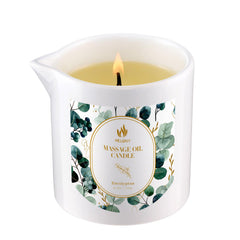 MELONY Soy Massage Candle pour shows a warm massage oil ideal for skin care.