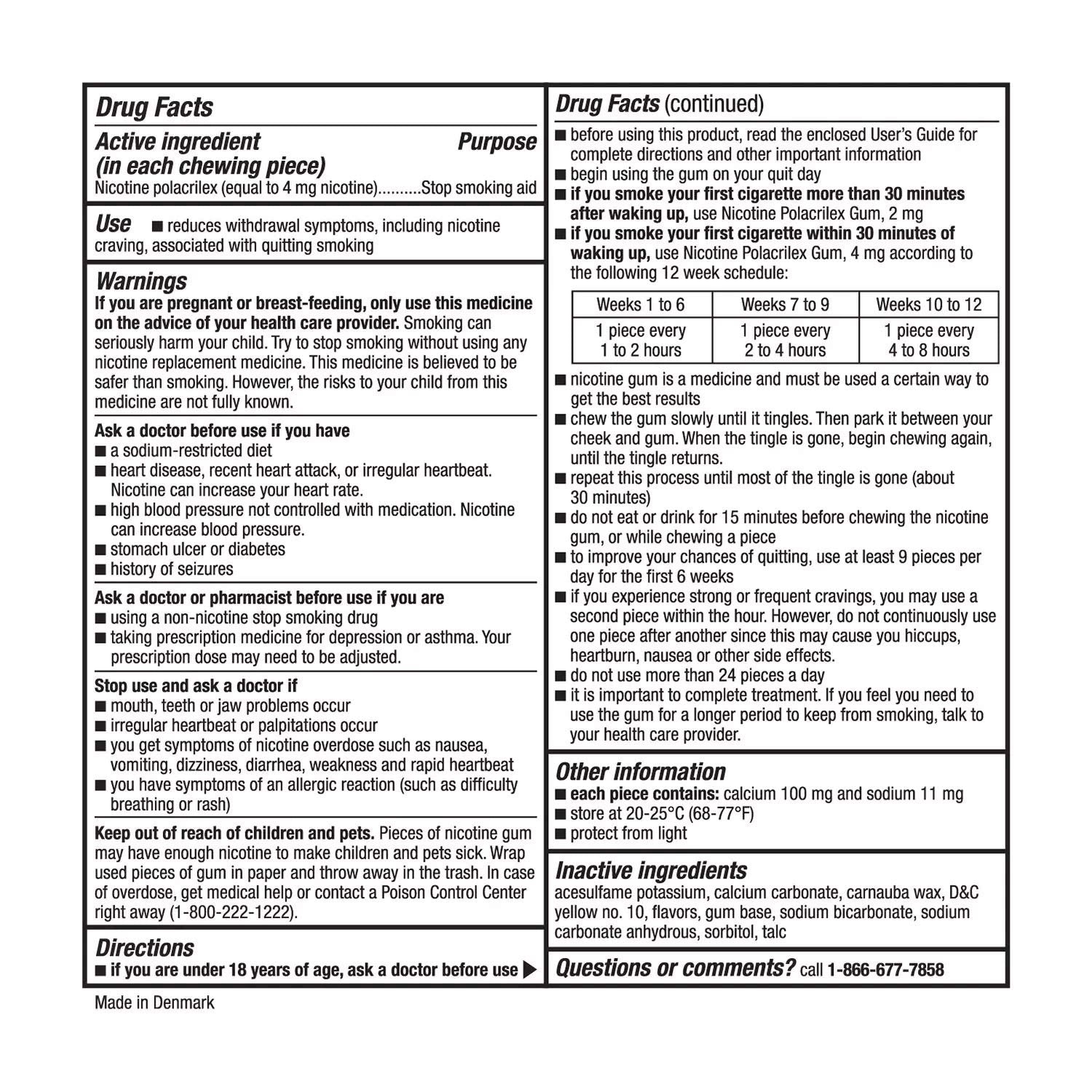 Members Mark mint lozenge close-up highlighting 4 mg nicotine for cravings management.