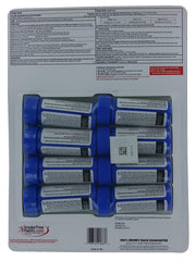Members Mark mint lozenges pack back with usage guidance and dosage details.