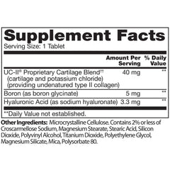 Hyaluronic acid label highlights natural joint lubrication with Member’s Mark
