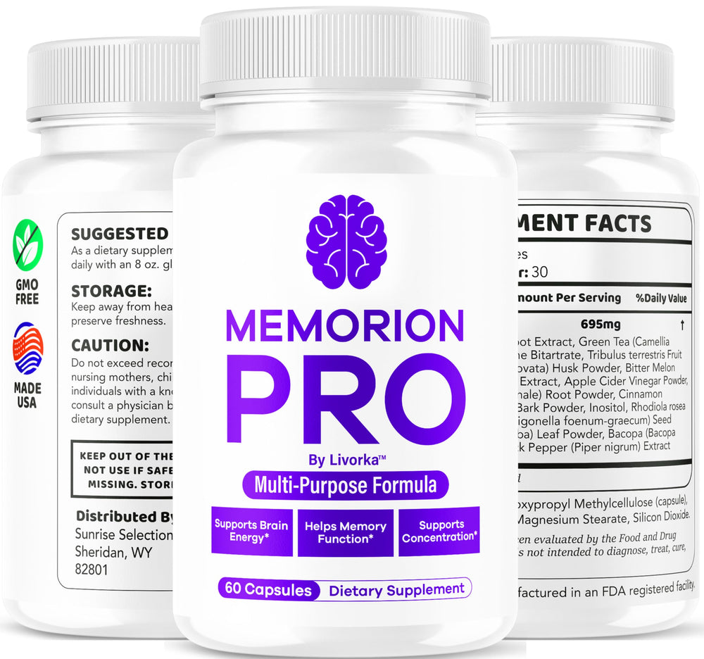 Memorion Pro box interior view shows contents and packaging design.