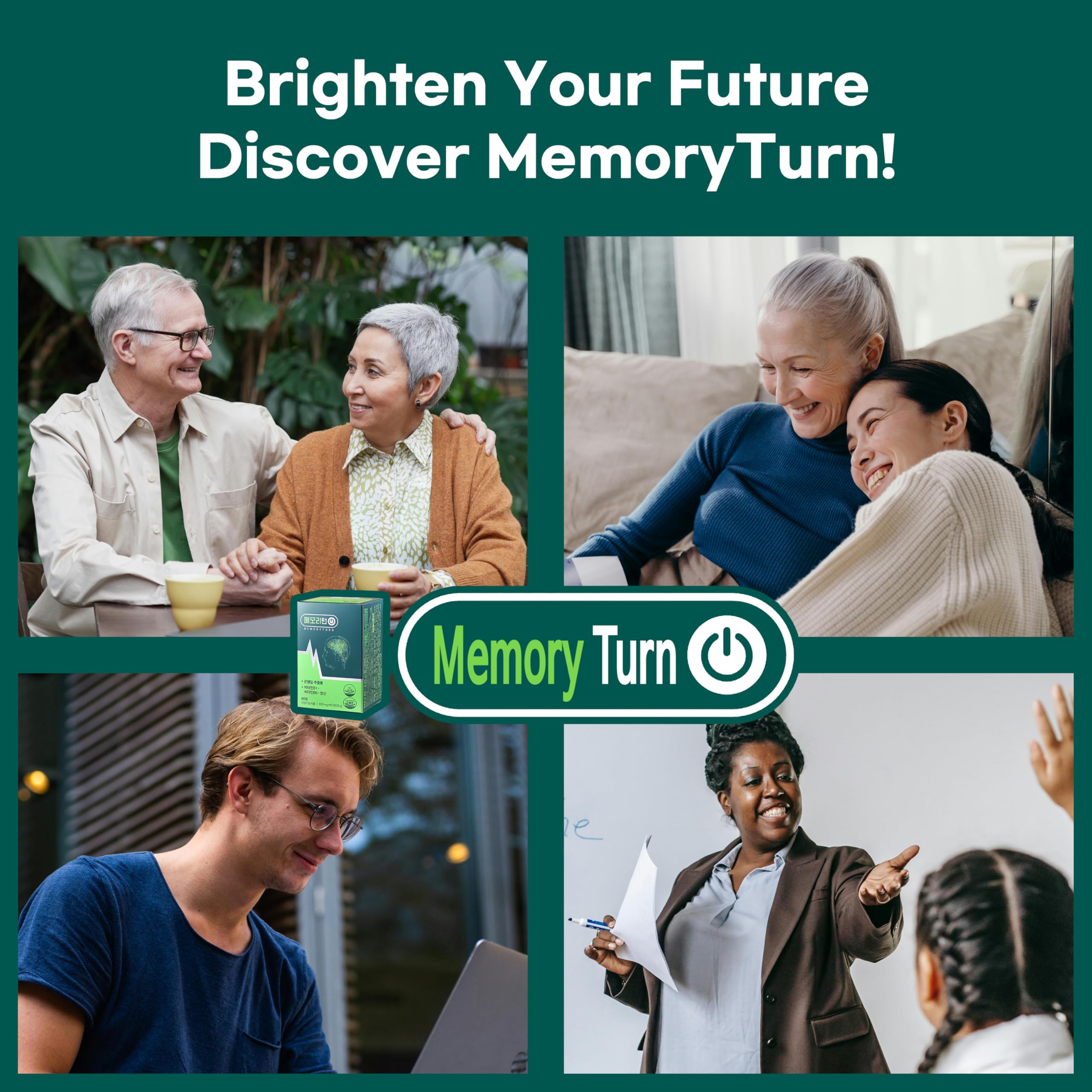 MemoryTurn two-capsule daily regimen for ongoing wellness.