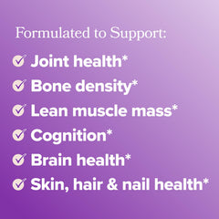 O Positiv MENO scoop dispensing for easy protein and collagen intake.