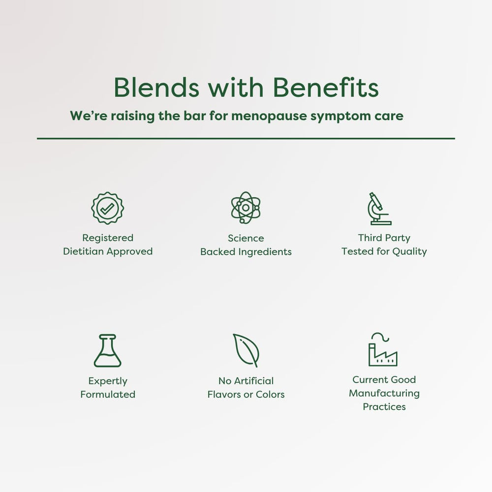 MENOLABS FocusHer enXtra ingredient icon conveys caffeine-free alertness and sustained concentration.