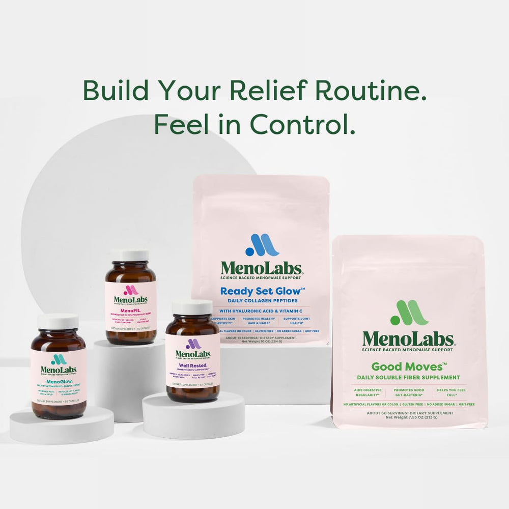 MENOLABS FocusHer packaging emphasizes safe, third-party tested formula.