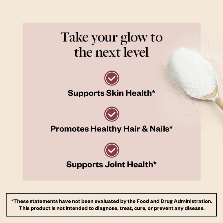 MENOLABS Goddess Glow scoop highlights convenient measuring, making it easy to add to drinks.