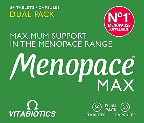 Calcium-focused view of Menopace Max emphasizing bone health nutrients.