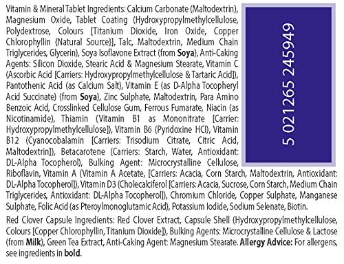Soy isoflavones highlight in Menopace Max for menopause support.