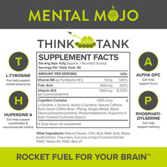 Mental Mojo 30-serving canister with subscription savings and steady cognitive support