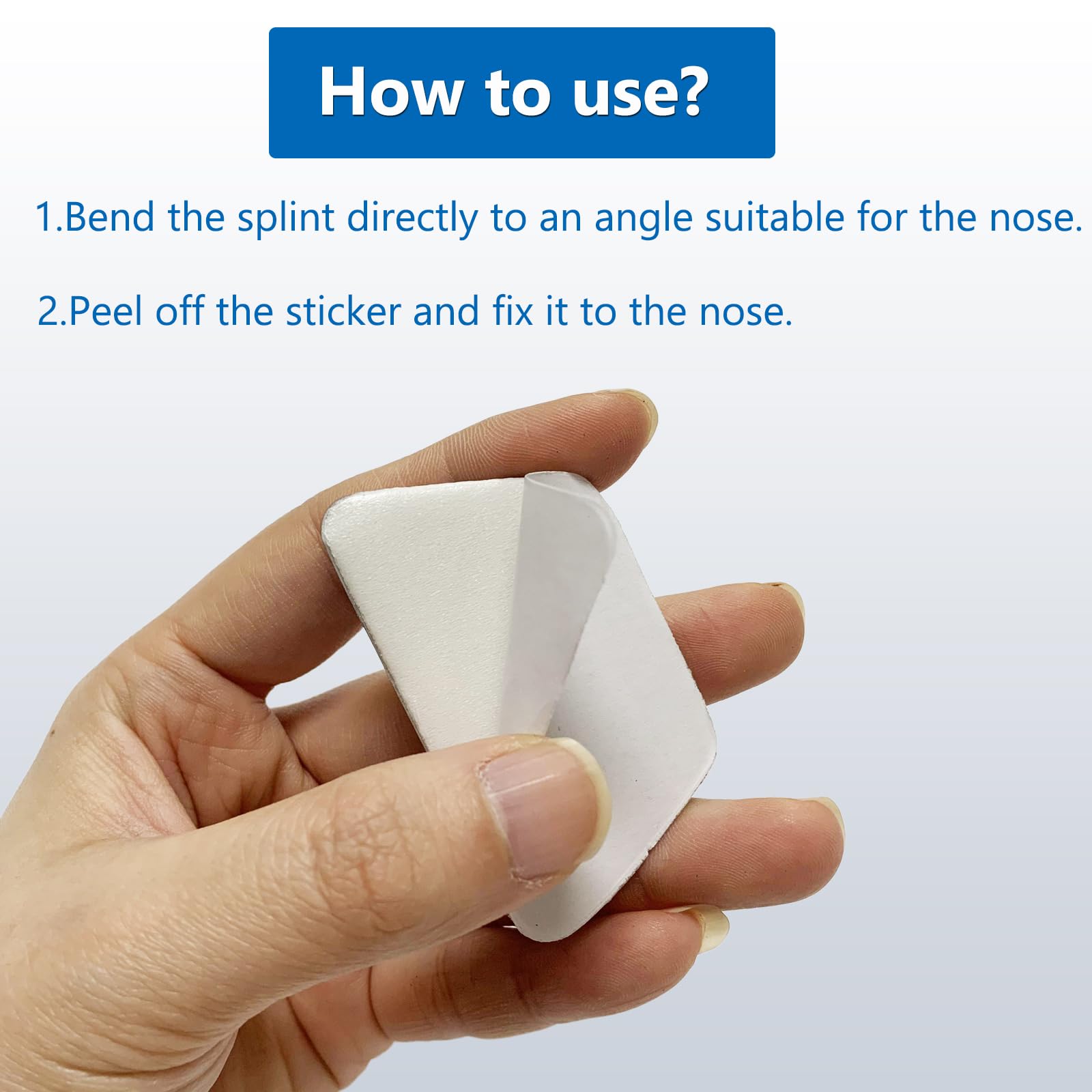 MENURSY nasal splints size medium offer stable support and ventilation.