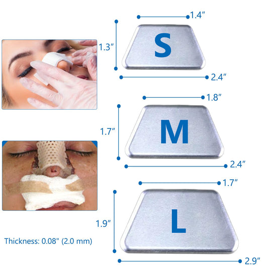 MENURSY nasal splints size small on nose provide comfortable fit after procedures.