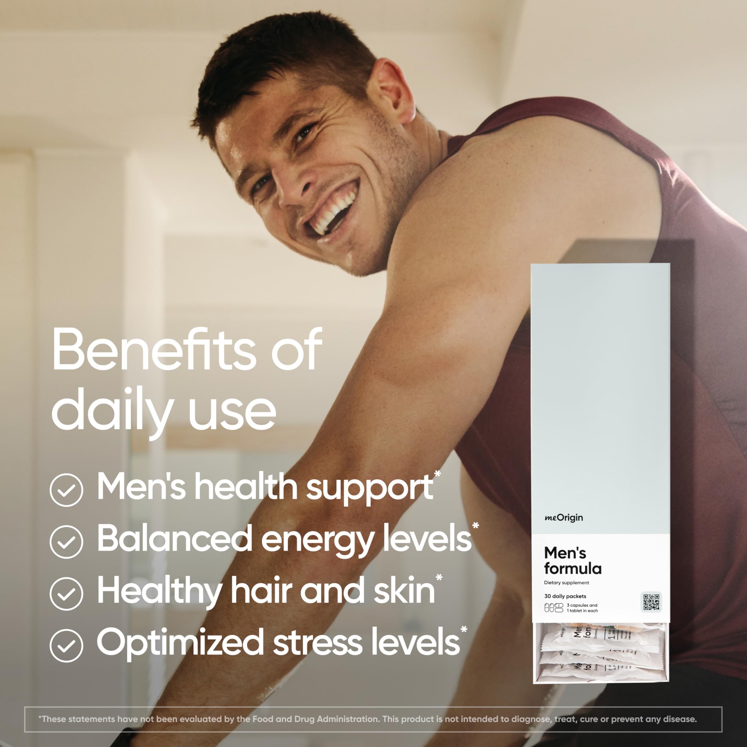 meOrigin men’s vitamin packs for easy, convenient daily intake