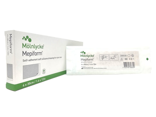 Mepiform Dressing 1.6x12 image showing discreet, comfortable wear for sensitive skin