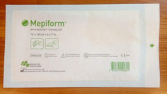 MEPIFORM scar dressing 4x7 inch provides discreet silicone support for scar management
