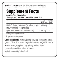 Meriva Turmeric Complex capsules emphasizing superior absorption